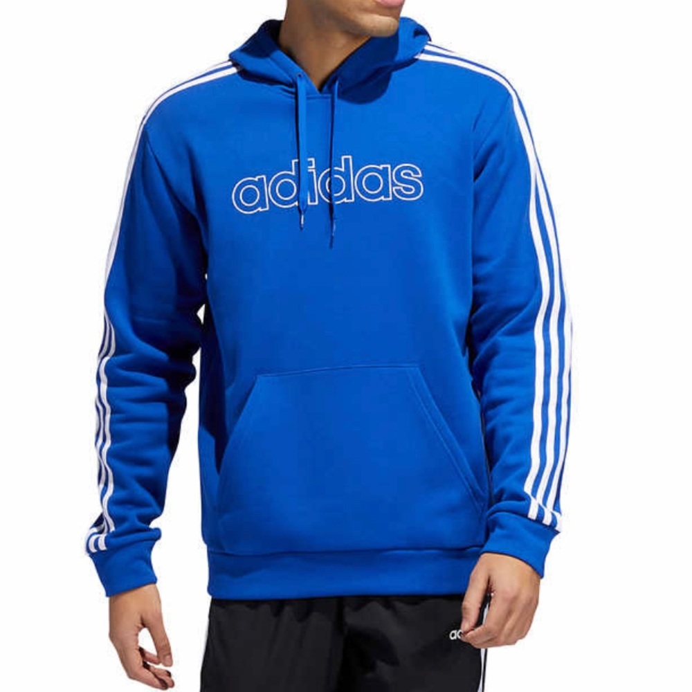 Adidas Men’s Royal Blue Hoodie Sweatshirt